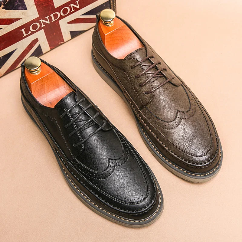 Sorrento Leather Business Sneakers