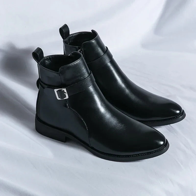 Barret Men's Genuine Leather Chelsea Boots