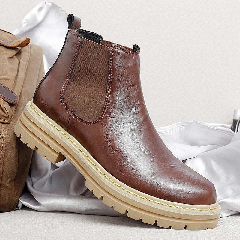 Logan Men's Genuine Leather Boots