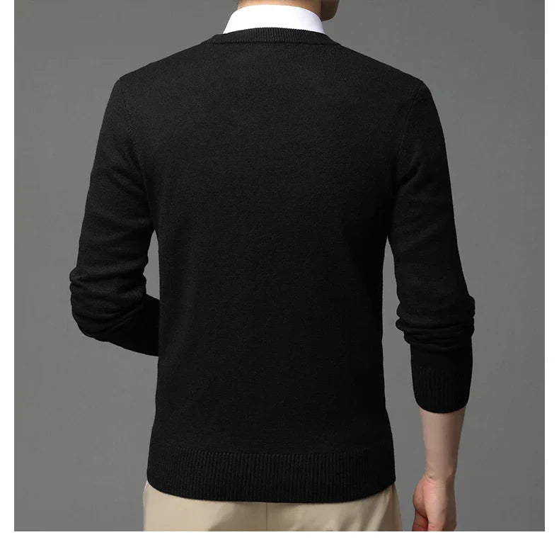 Hudson Long Sleeve V Neck Sweater