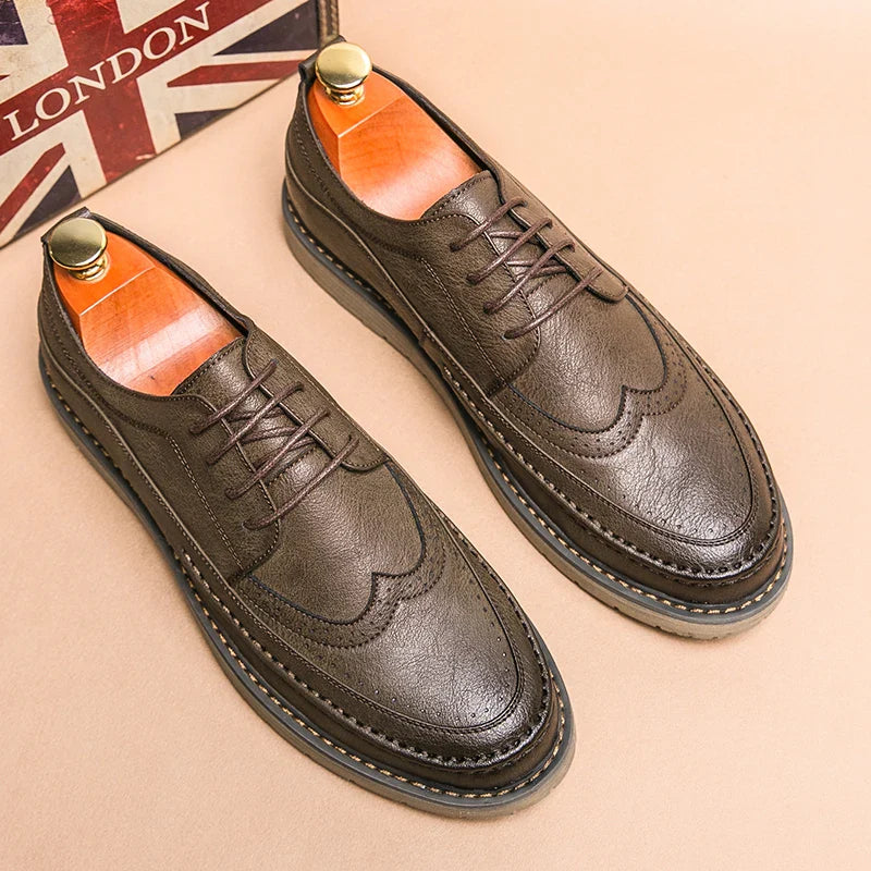 Sorrento Leather Business Sneakers