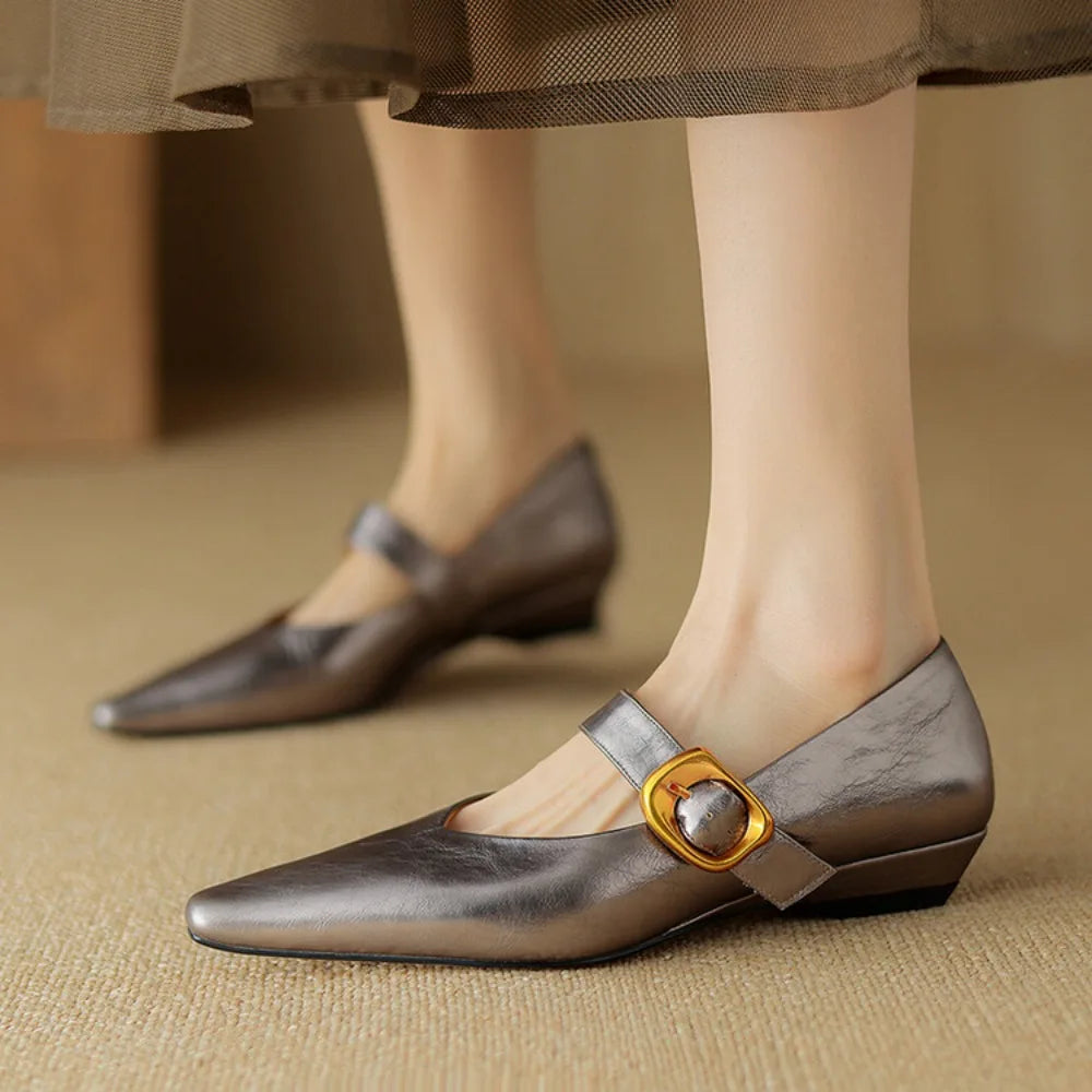 Louise Genuine Leather Pumps