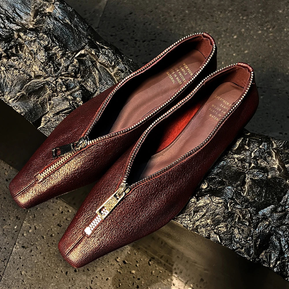 Alvina Genuine Leather Sandals