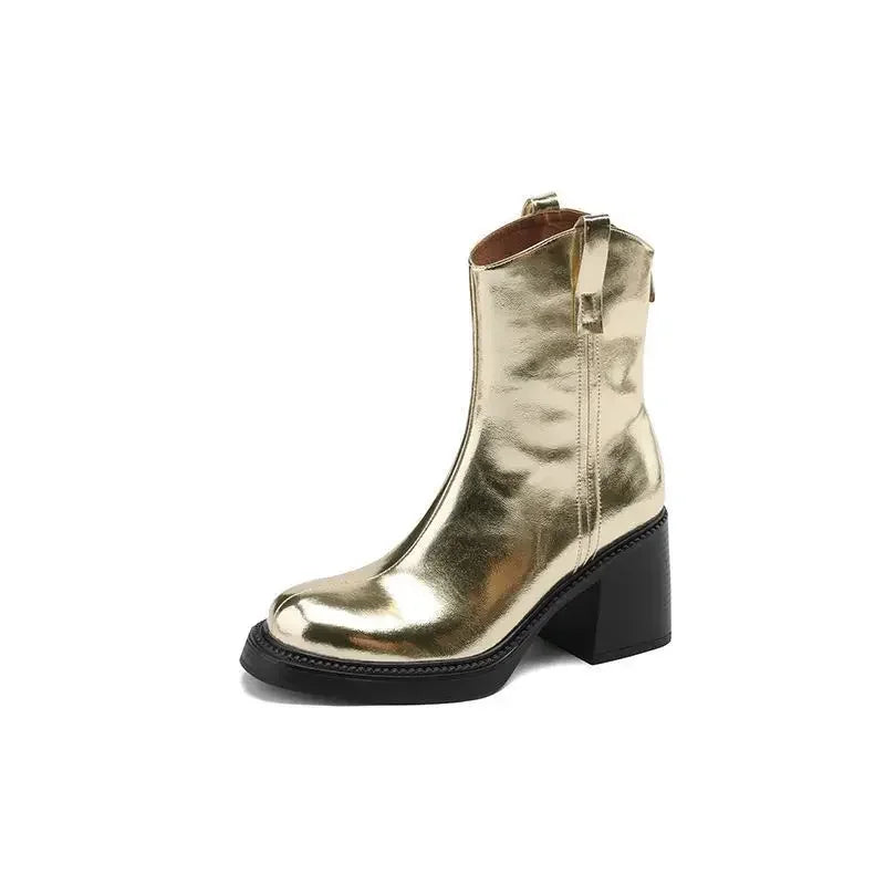 Dakota Women's Chunky Leather Boots