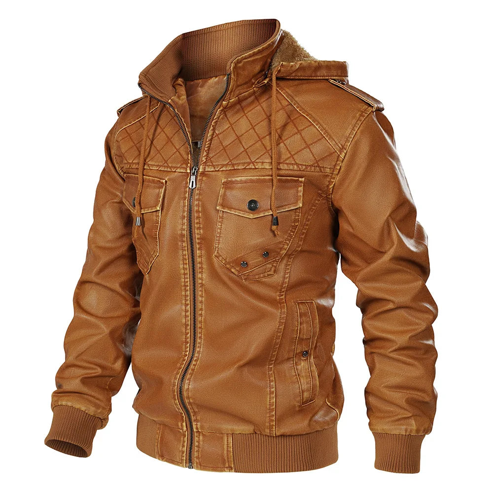 Bexley Men's Bomber Leather Jacket