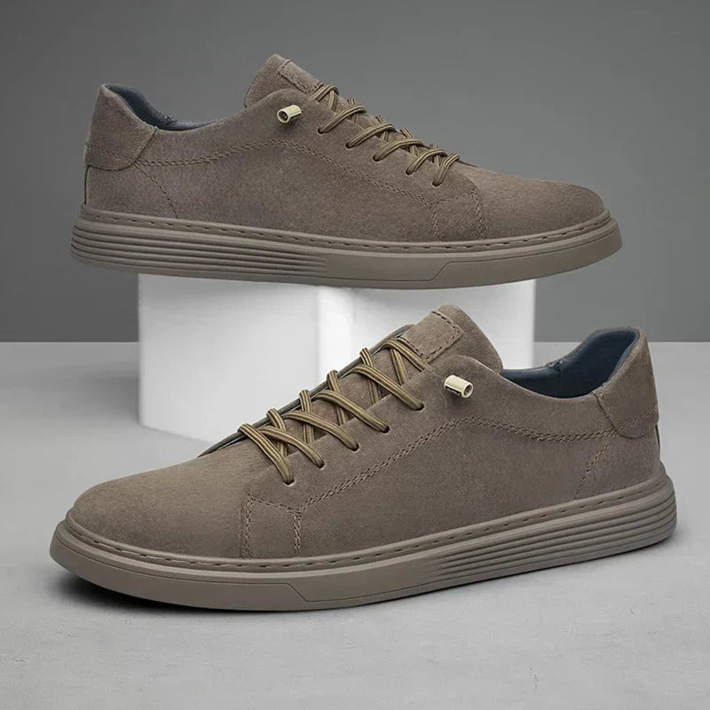 Lethan Men's Suede Leather Sneakers