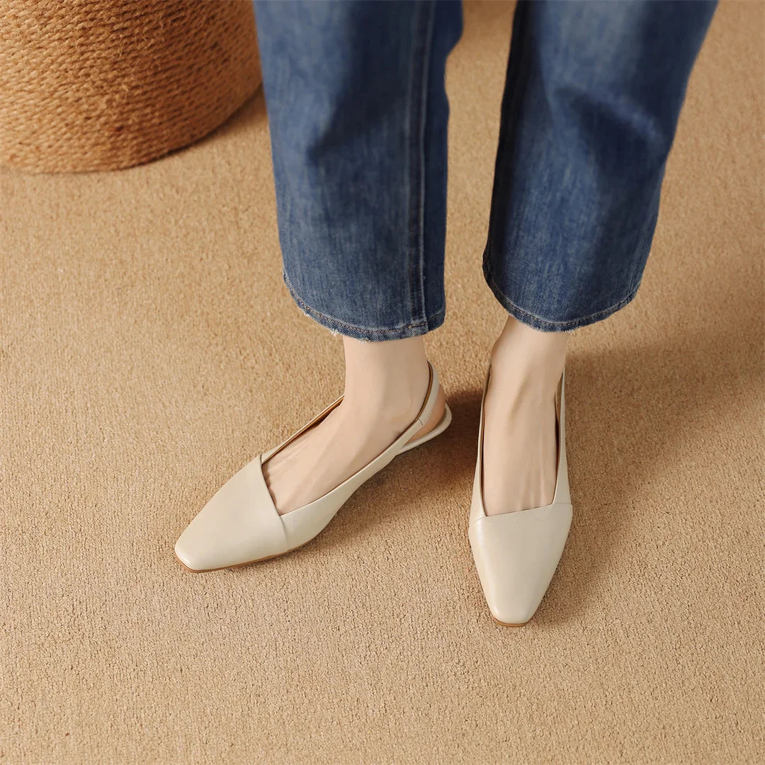 Louise Genuine Leather Slingback Sandals