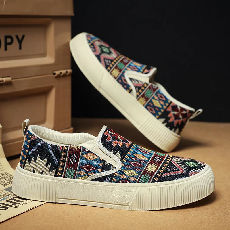 Casvian Canvas Street Loafers