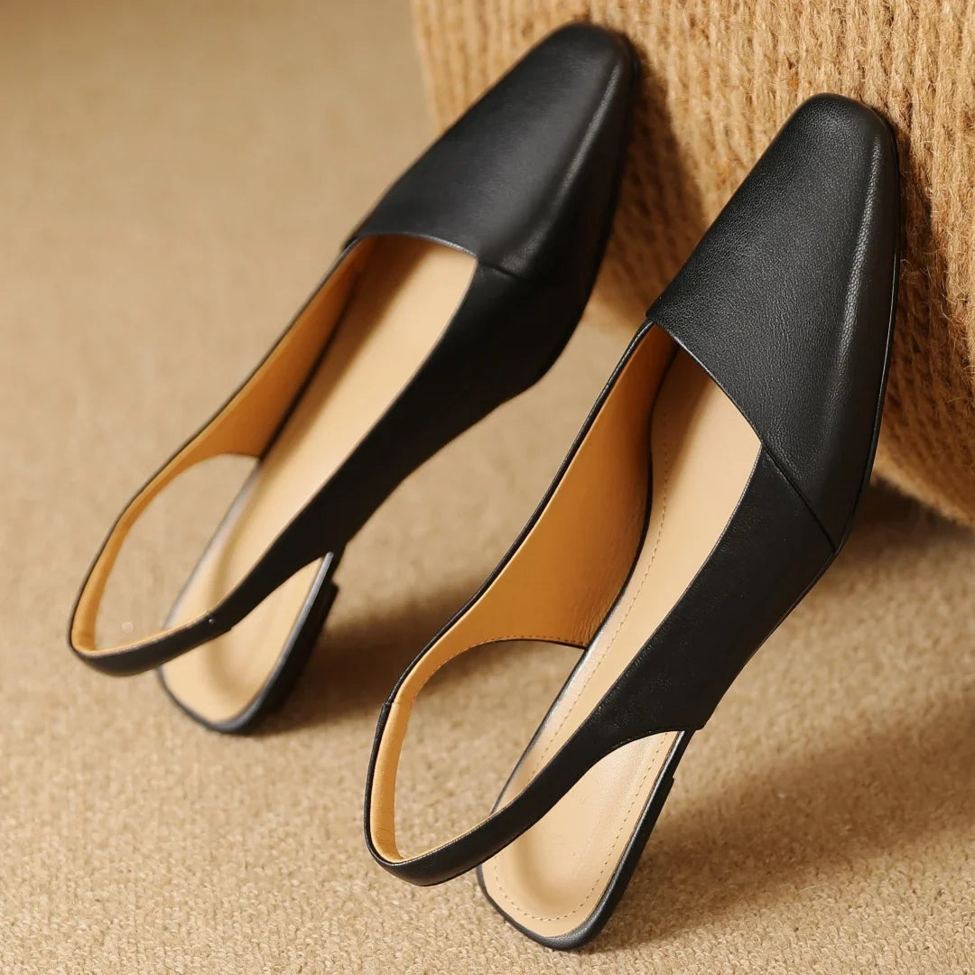 Louise Genuine Leather Slingback Sandals