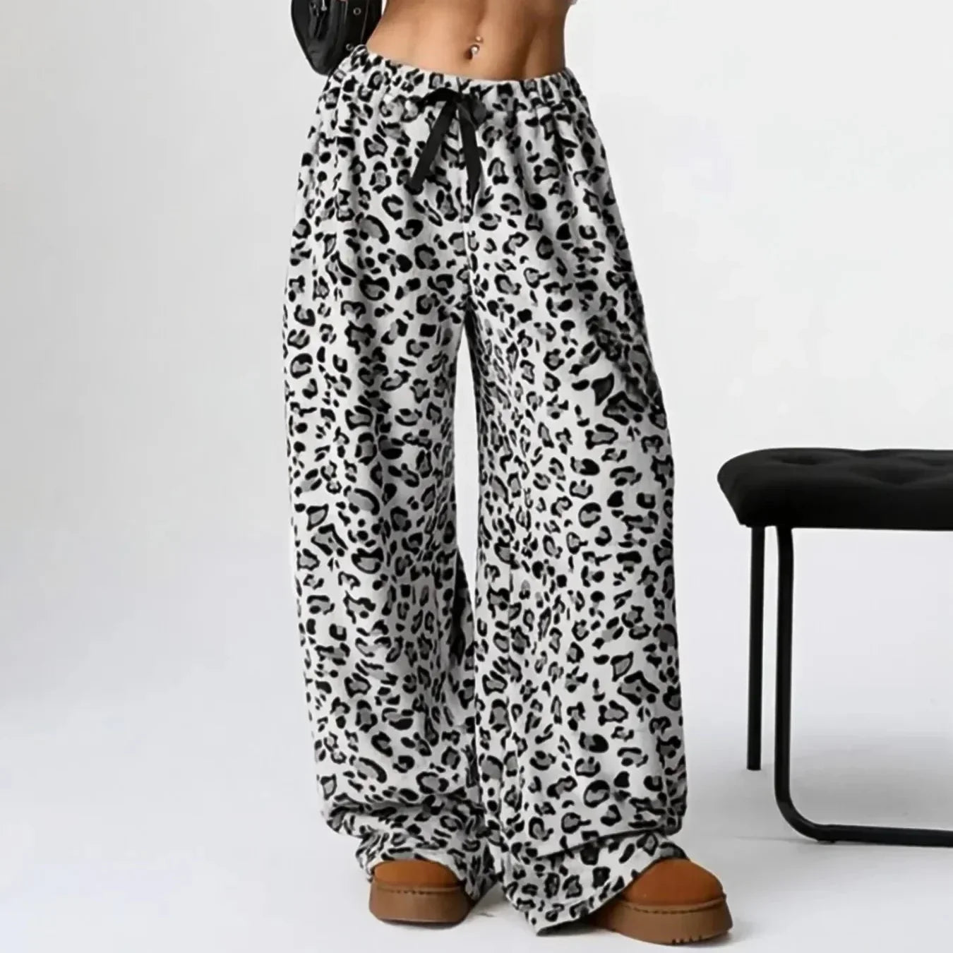 Madaline Women's Leopard Velvet Pants