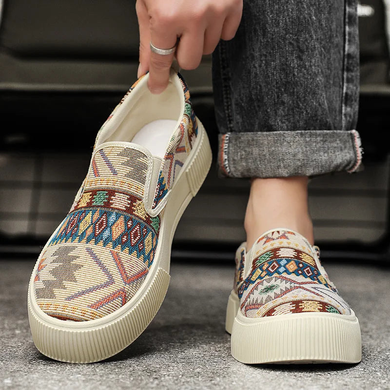 Casvian Canvas Street Loafers