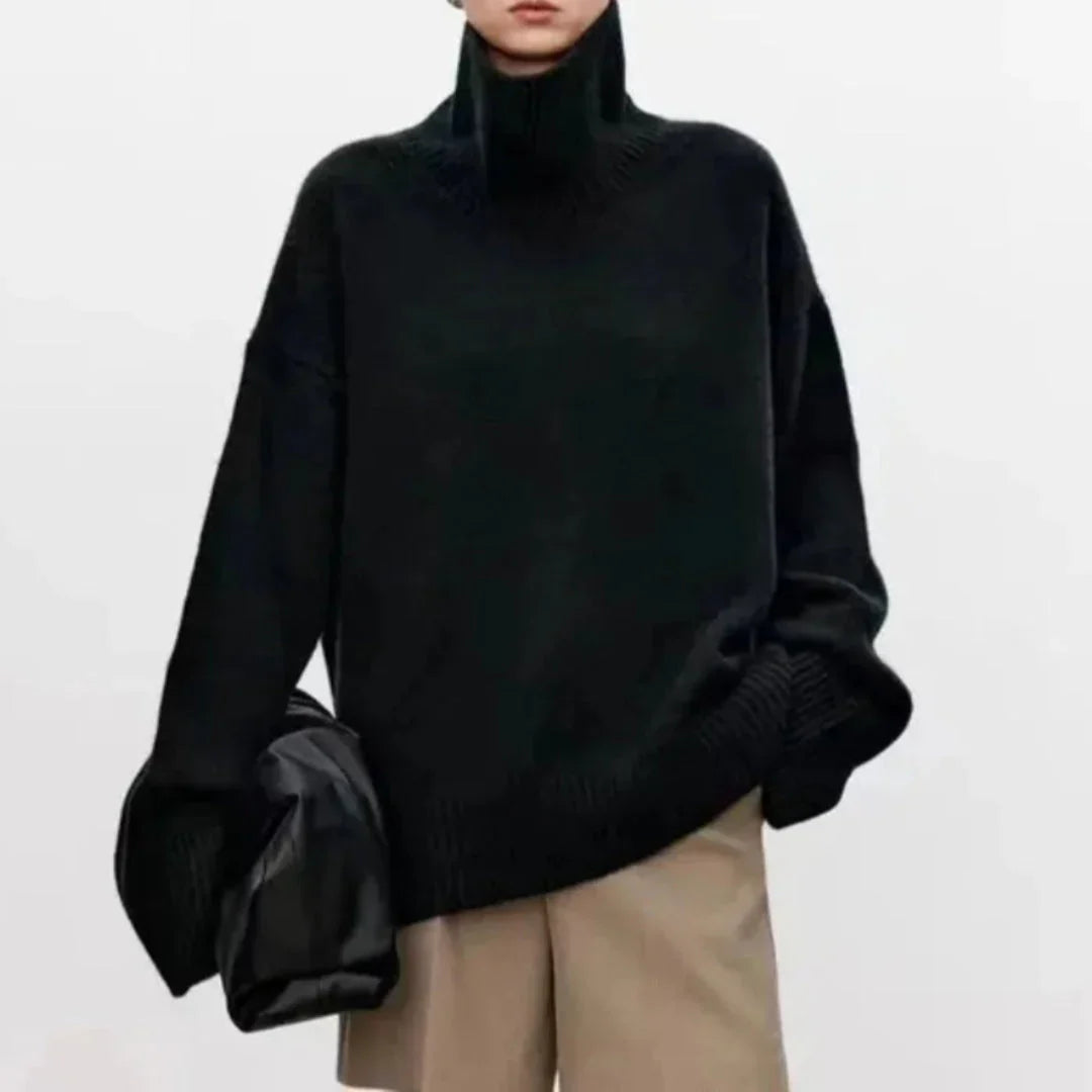 Serena Cashmere High-Neck Sweater