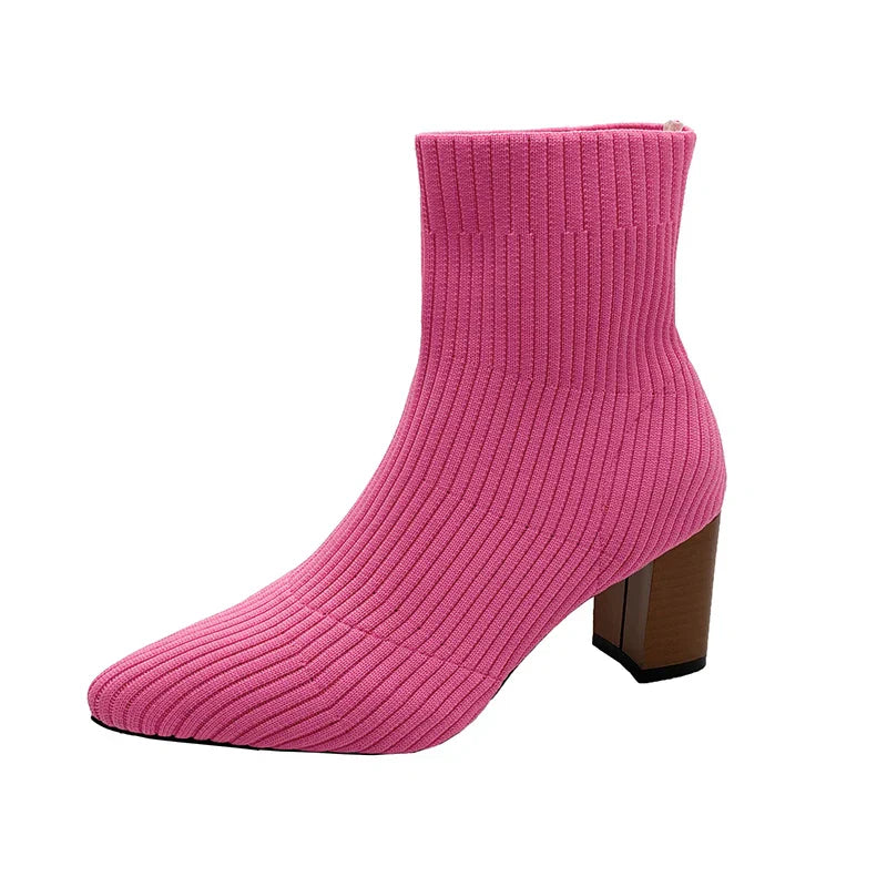 Hailee Sock Chelsea Ankle Boots