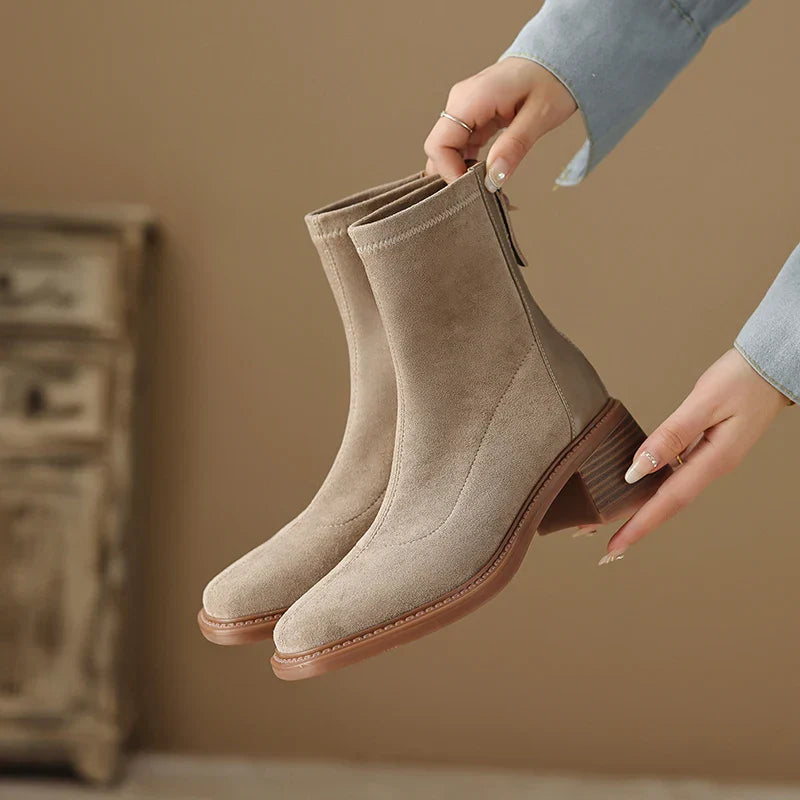 Clarke Suede Chelsea Ankle Boots