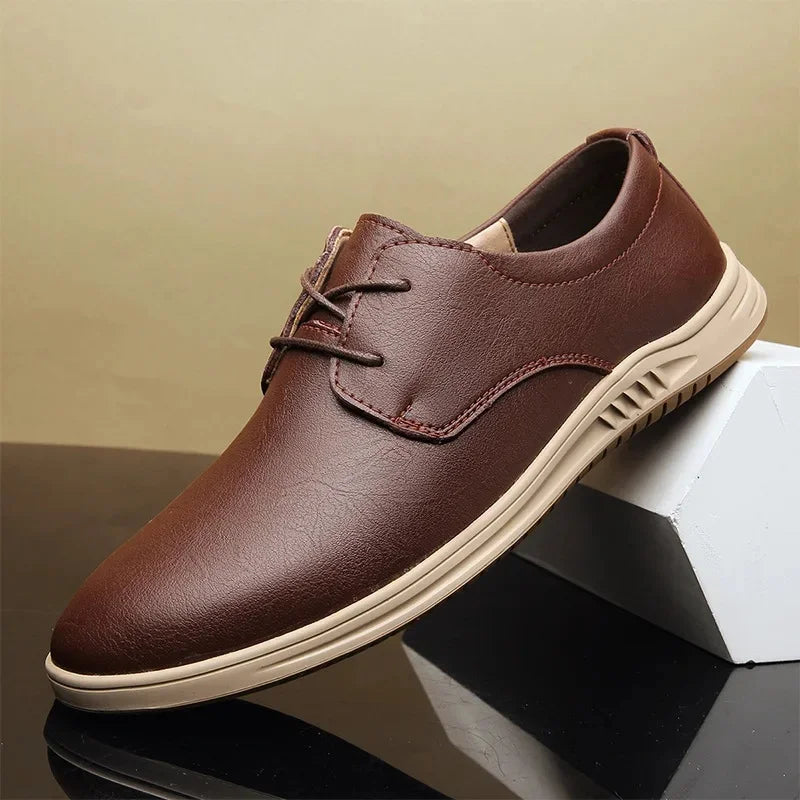 Men's Business Leather Sneakers