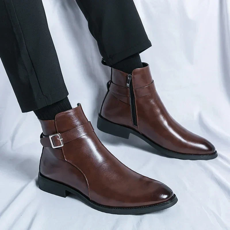 Barret Men's Genuine Leather Chelsea Boots