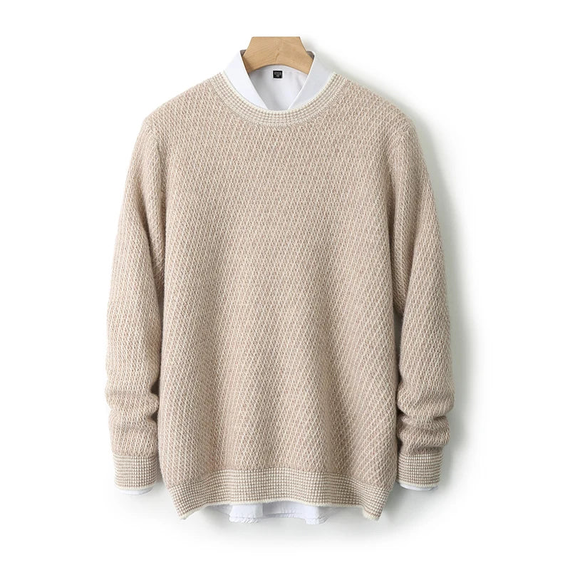 Malvani Men's Classic Cashmere Sweater
