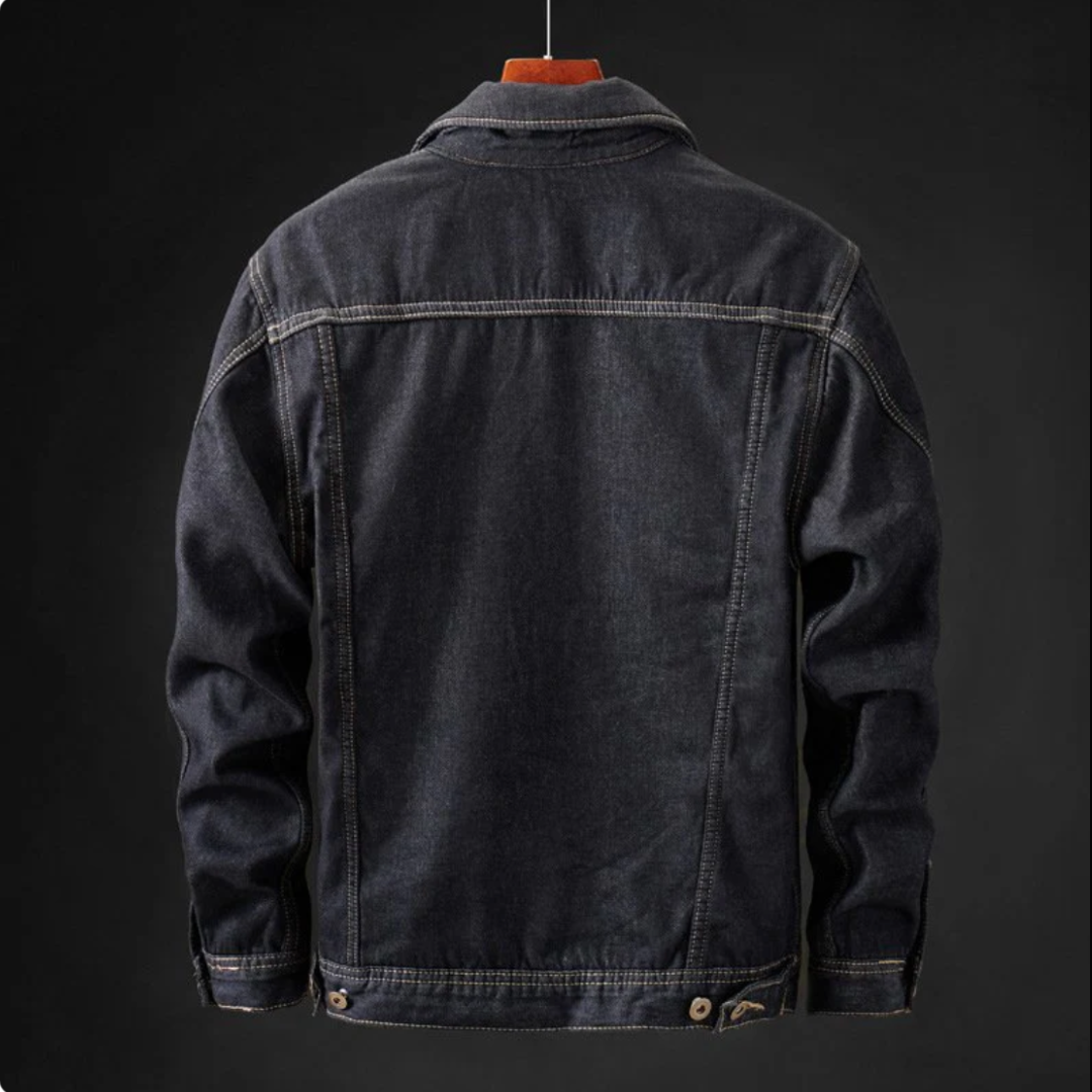 Weston Men's Fleece Denim Jacket