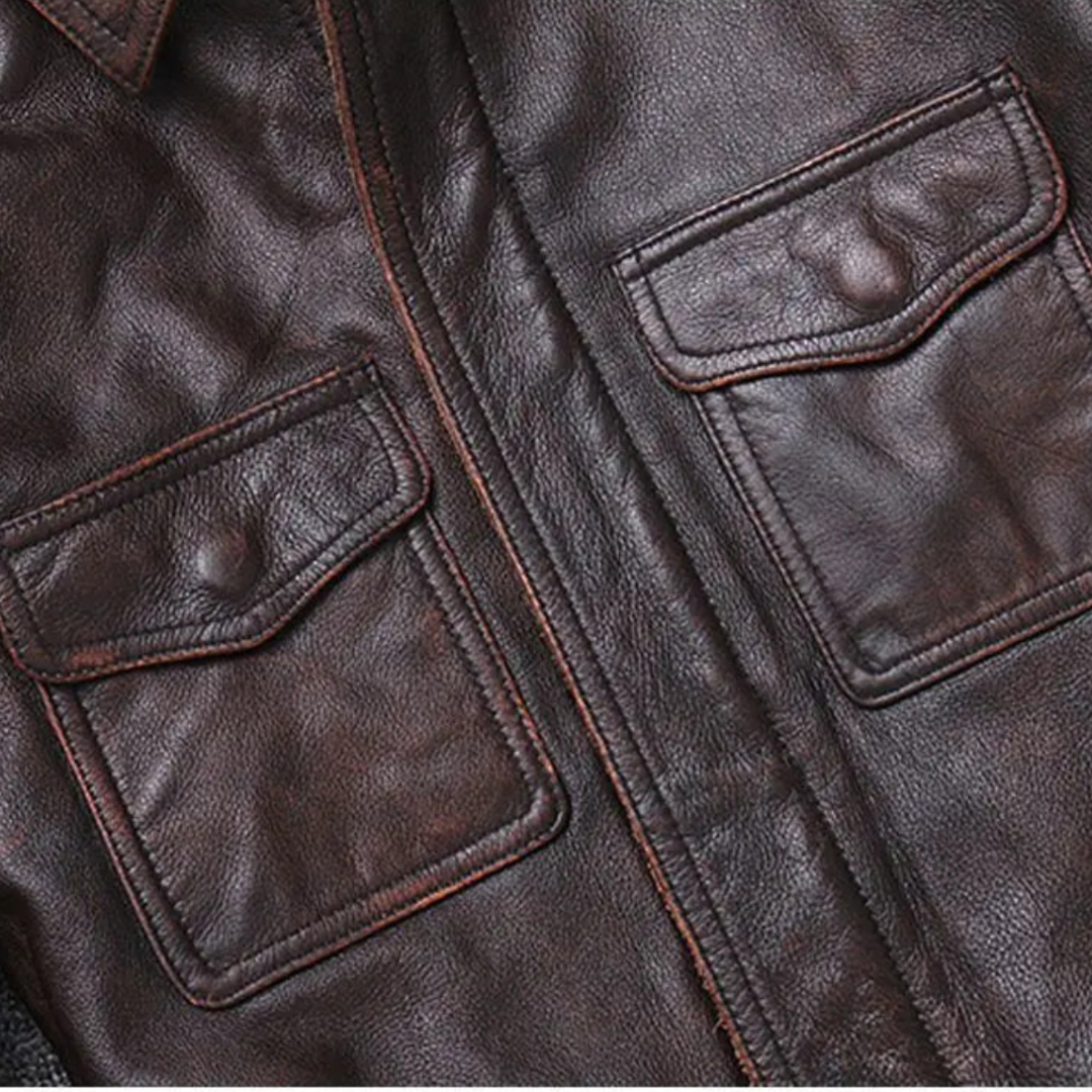 Highland Men's Genuine Leather Jacket