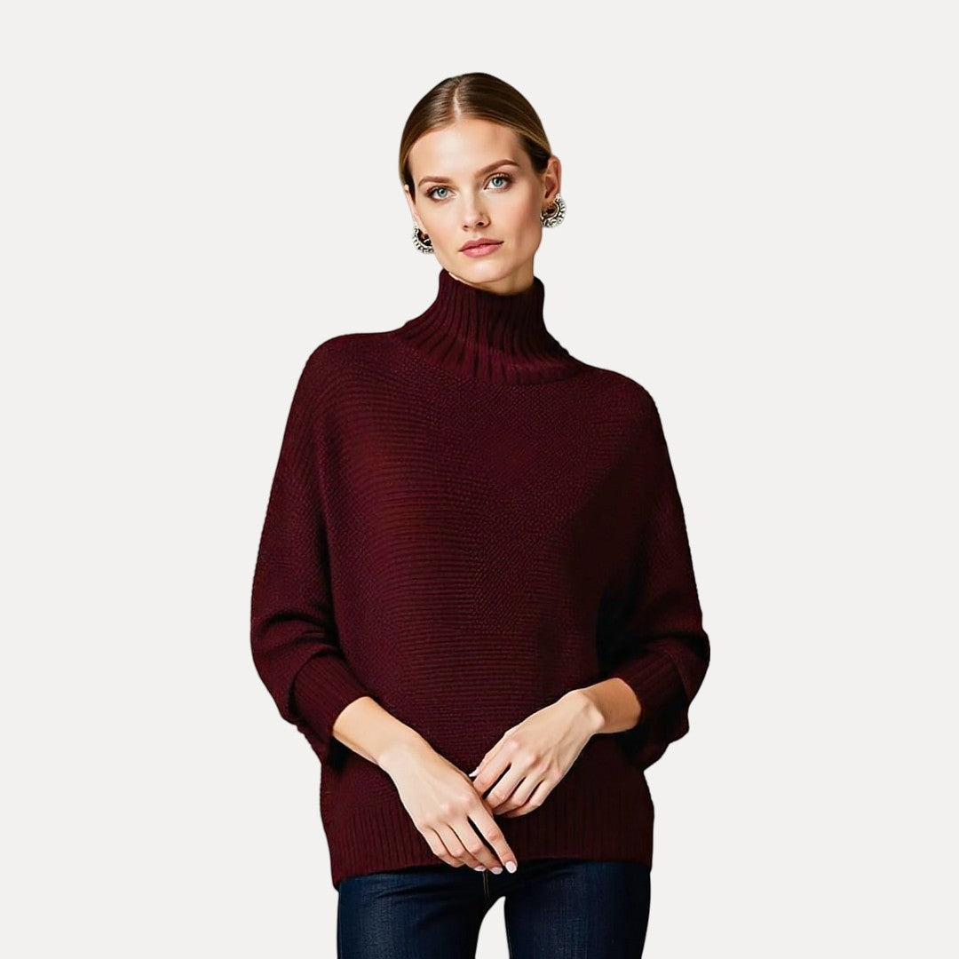 Ginnie Women's Turtleneck Wool Sweater