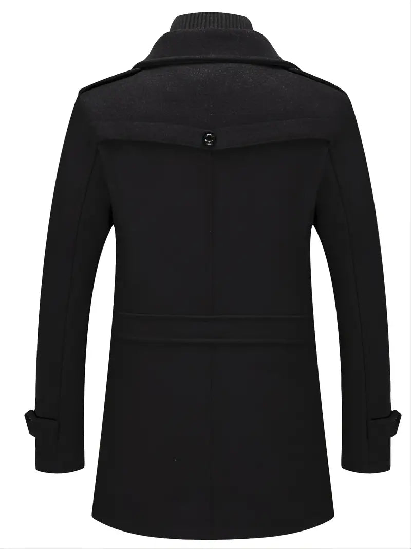 Hugo Men's Double Breasted Pea Coat