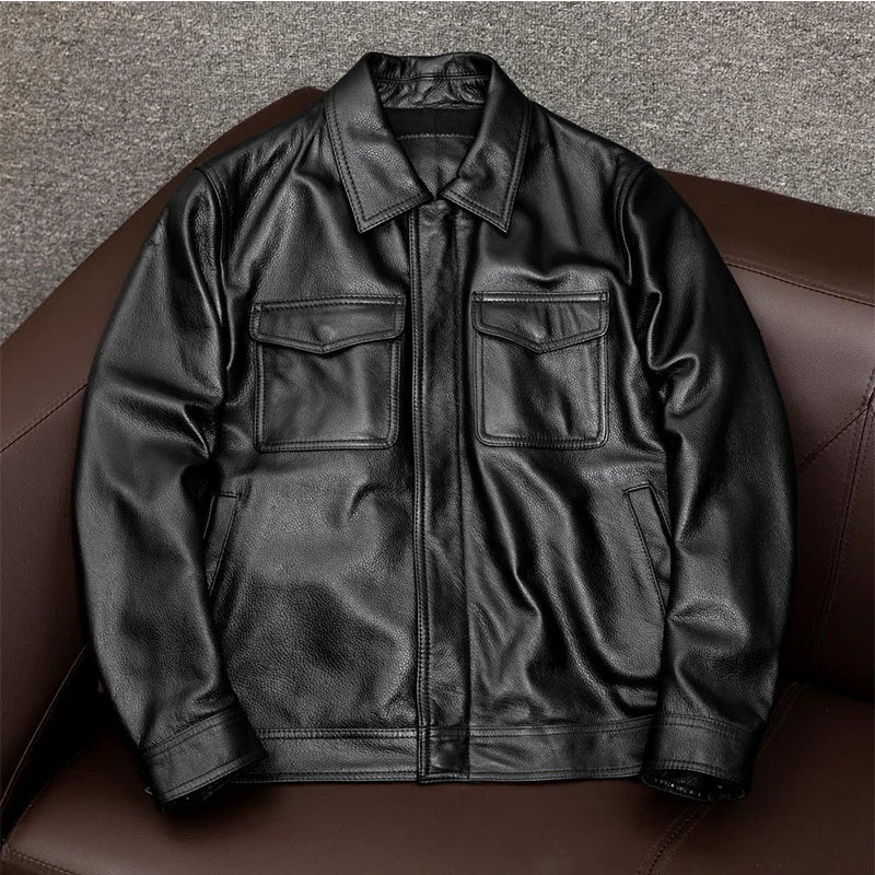 Highland Men's Genuine Leather Jacket