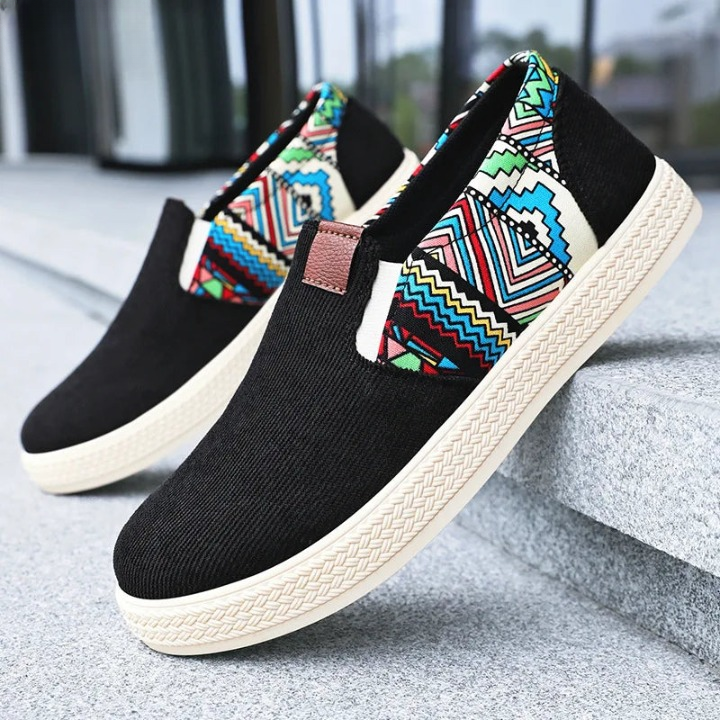 Casvian Canvas Slip On Loafers