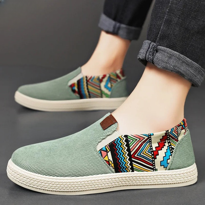 Casvian Canvas Slip On Loafers