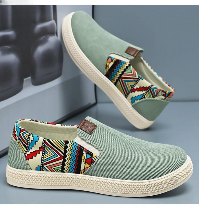 Casvian Canvas Slip On Loafers