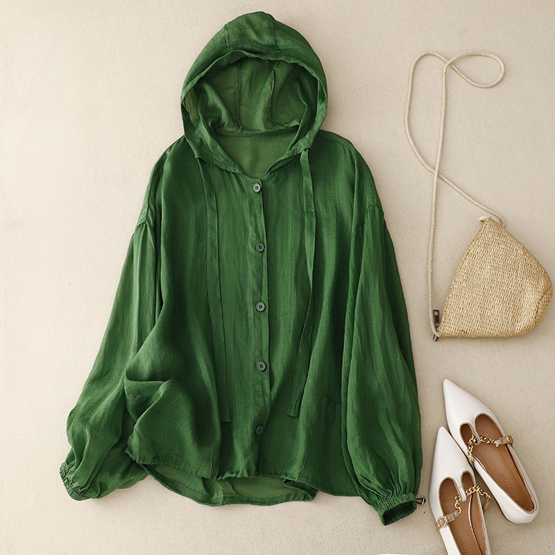 Amara Women's Linen Hoodie