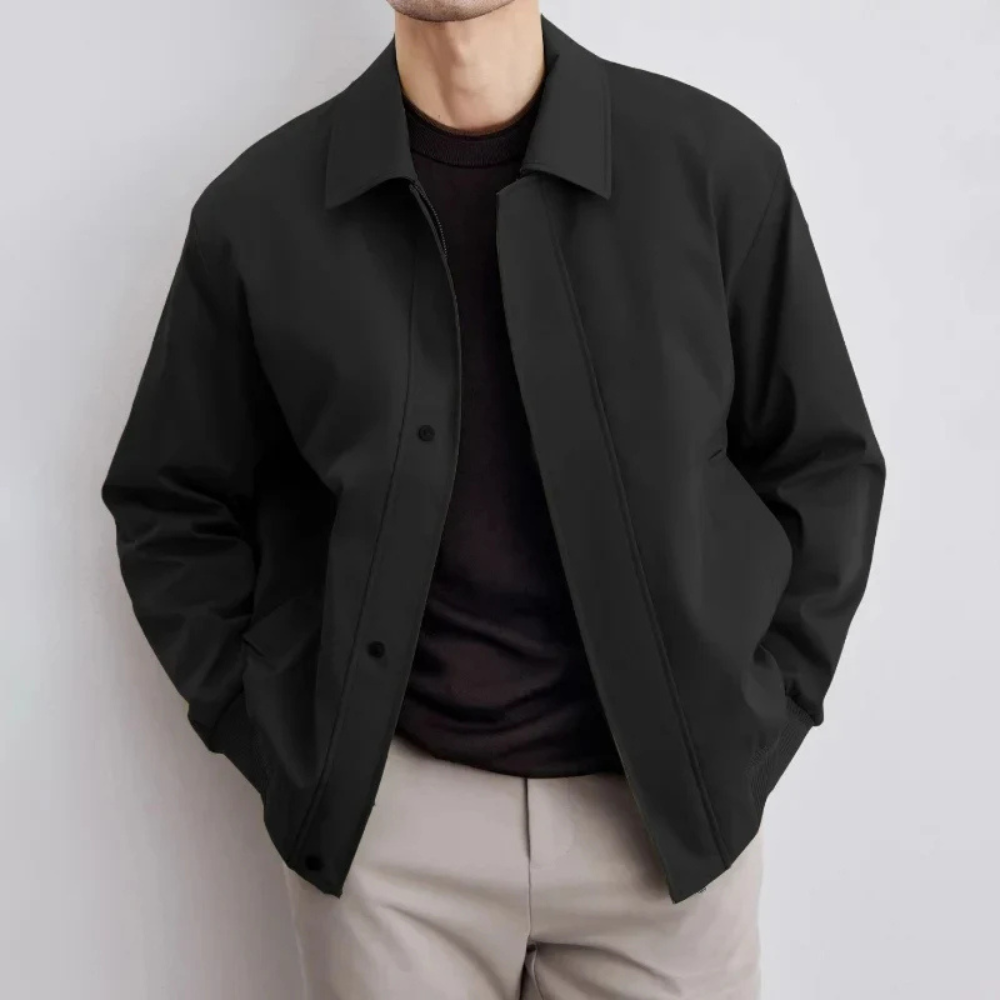 Jason Men's Relaxed Fit Overcoat