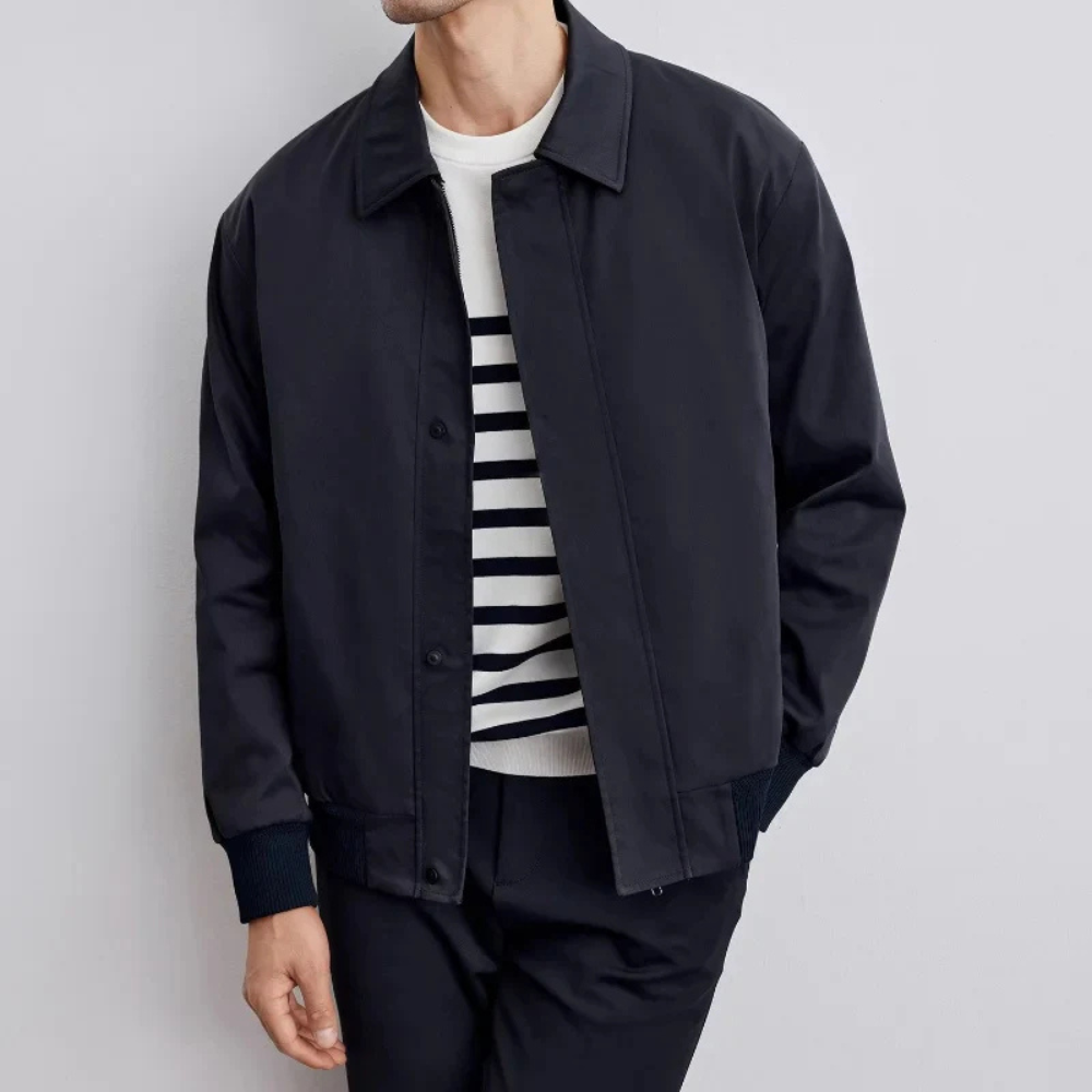 Jason Men's Relaxed Fit Overcoat