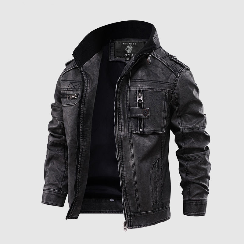 Cassetto Hardcore Men's Leather Jacket
